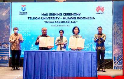 Telkom University dan Huawei Kembangkan Lab Beyond 5 5 Generation